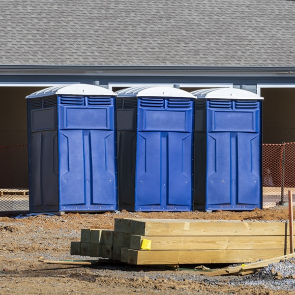 how do you ensure the portable restrooms are secure and safe from vandalism during an event in Delaplane